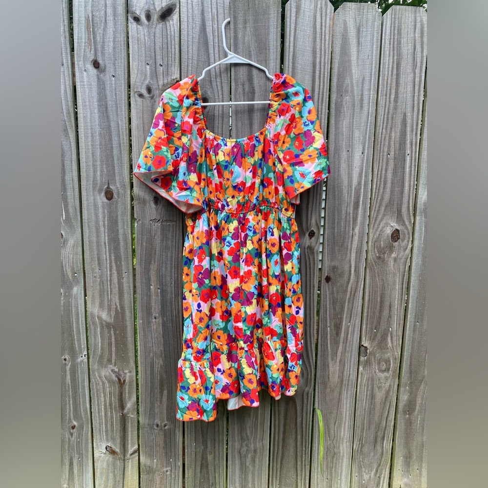 SHEIN Floral Multicolor Dress - Picture 5 of 5